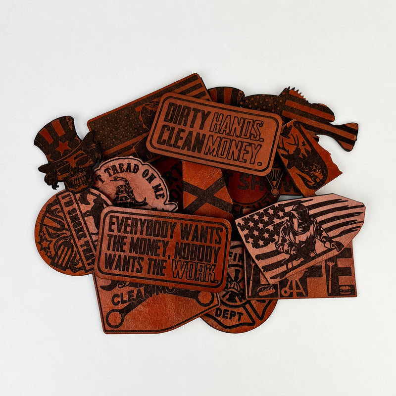Custom leather patches