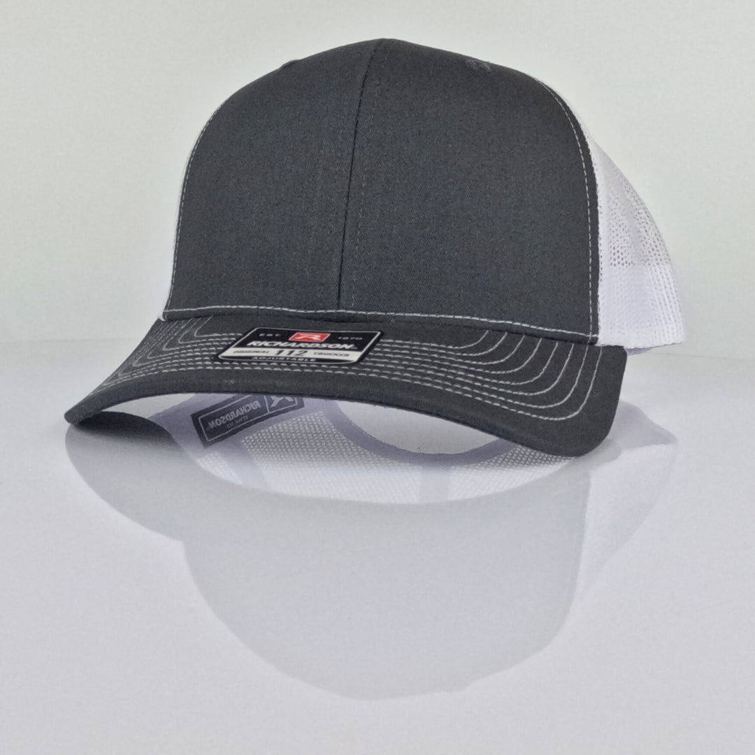 Custom Trucker Hat - Charcoal / White image