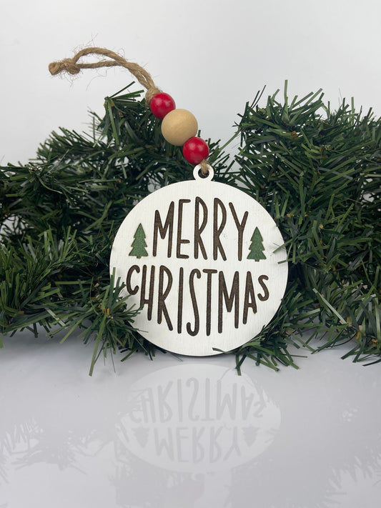 Merry Christmas Ornament image 0