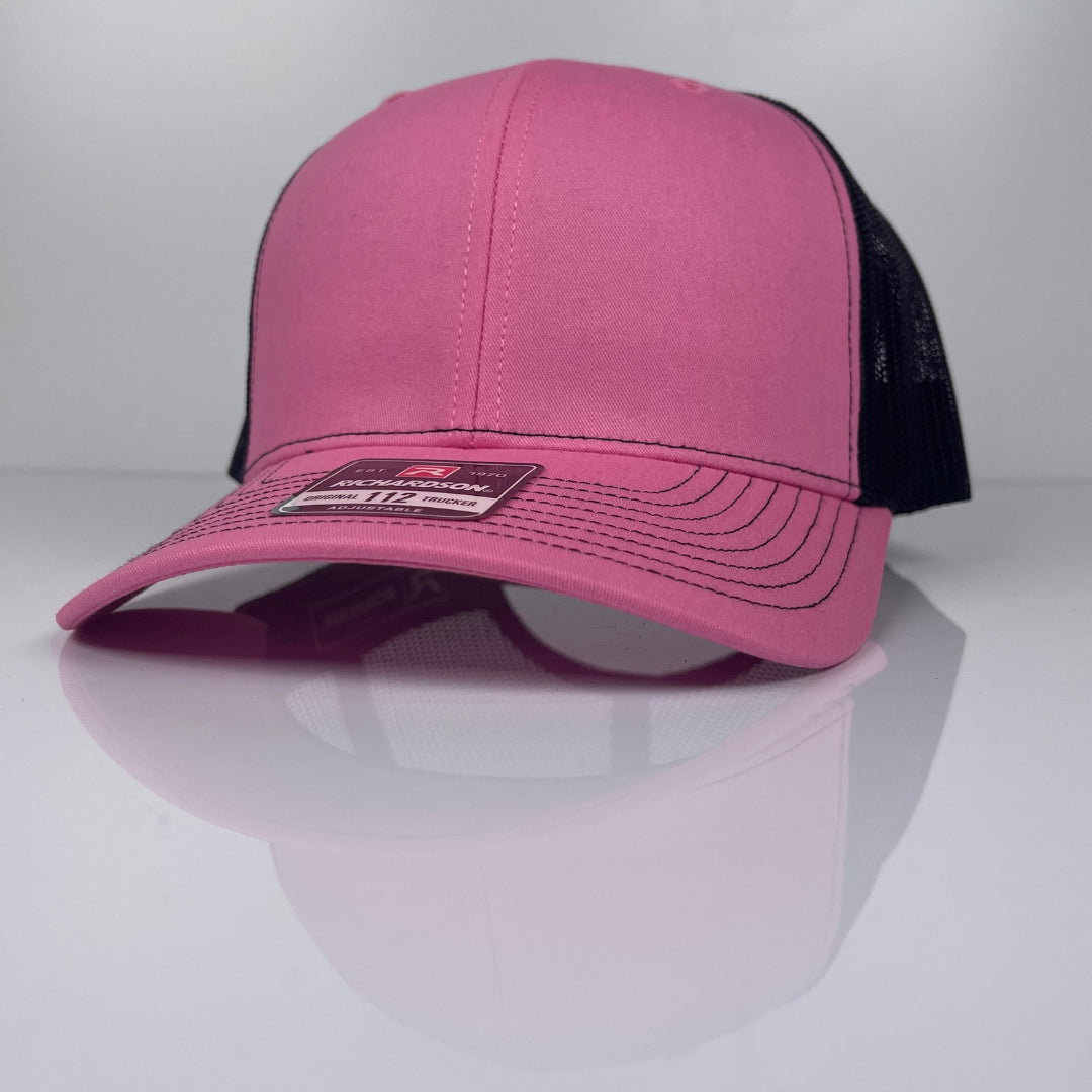 Custom Trucker Hat - Hot Pink / Black image