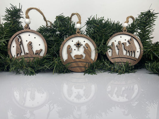 Nativity Christmas Ornament image 0