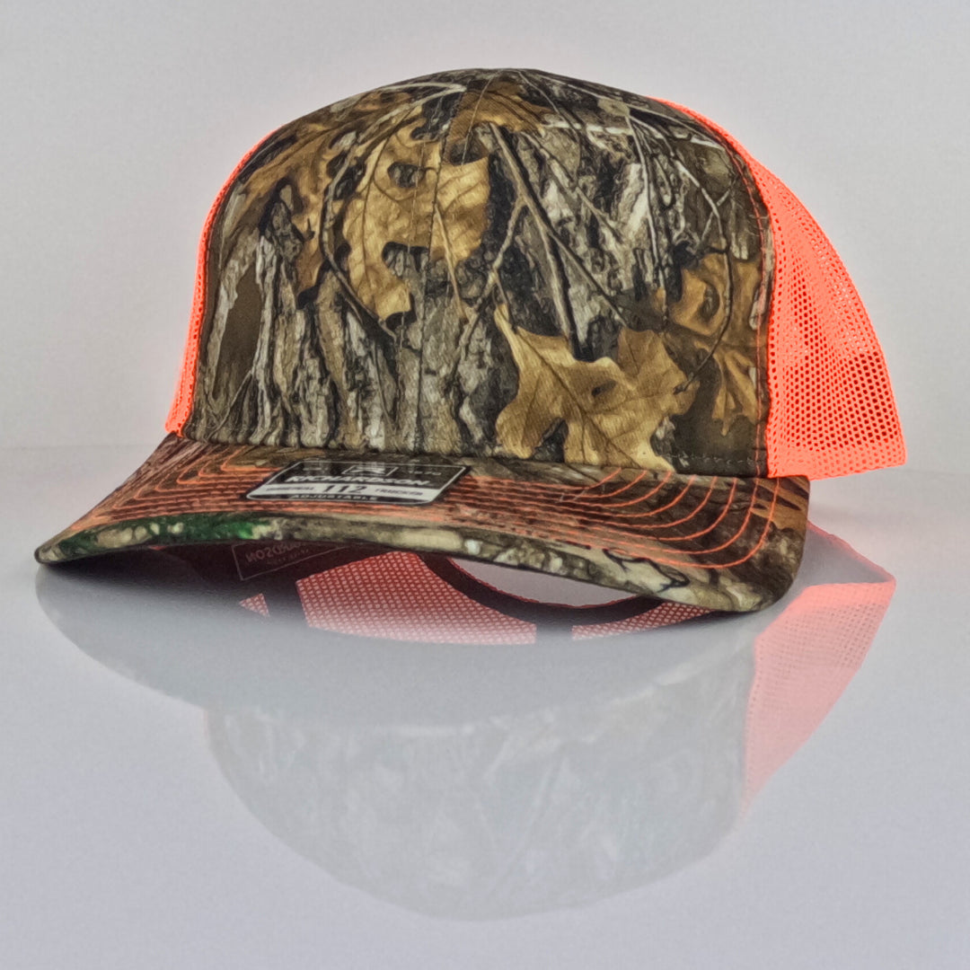 Custom Trucker Hat - Realtree Edge / Neon Orange image