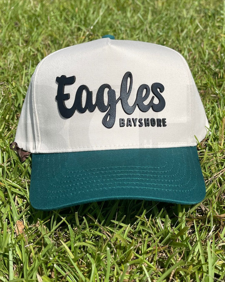 BCH school spirit leather patch hat - Bayshore Eagles
