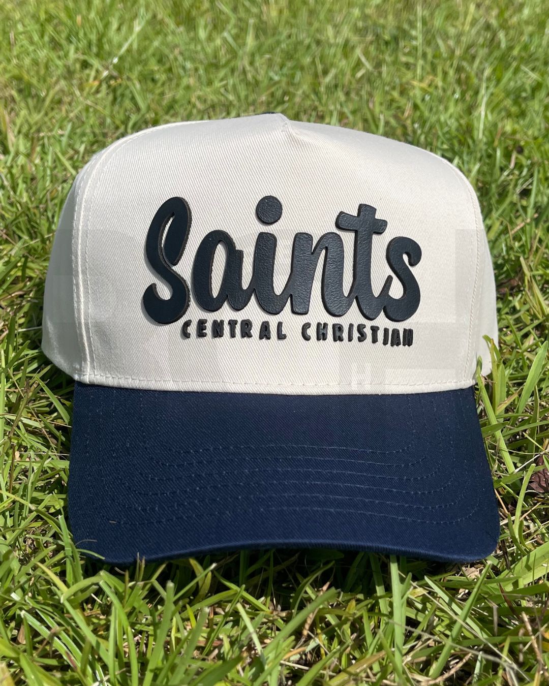 BCH school spirit leather patch hat - Central Christian Saints