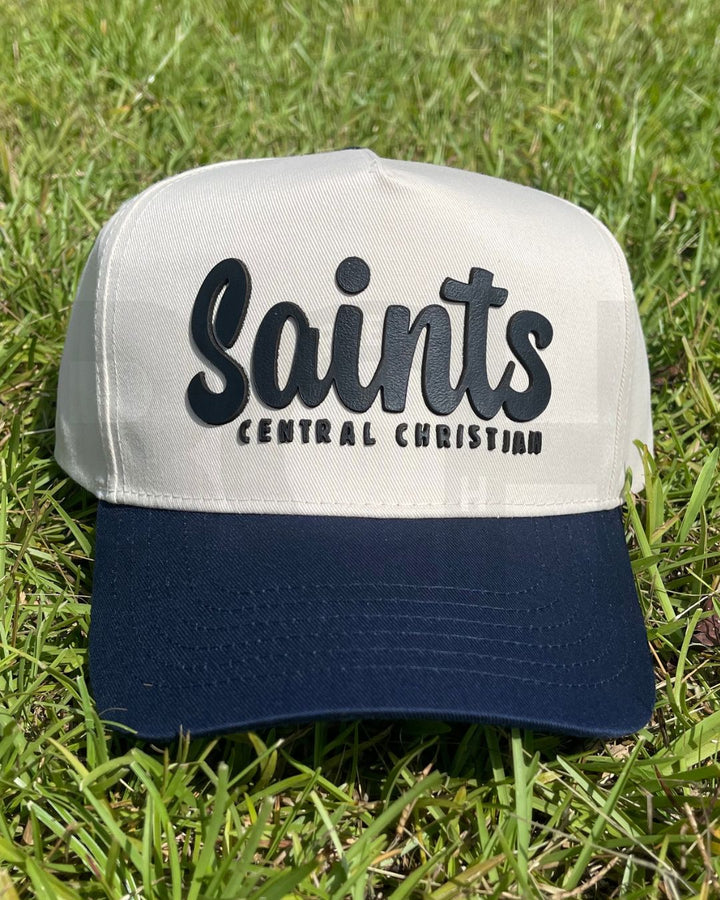 BCH school spirit leather patch hat - Central Christian Saints