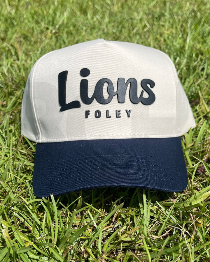BCH school spirit leather patch hat - Foley Lions