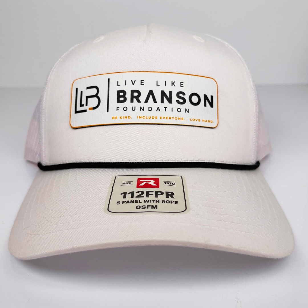Live Like Branson Foundation Rope Hat front view