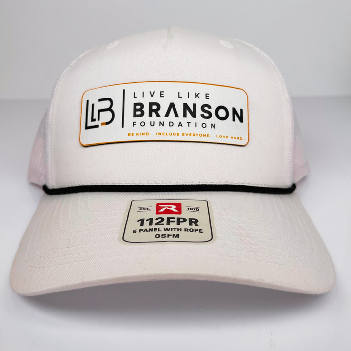 Live Like Branson Foundation Rope Hat front view