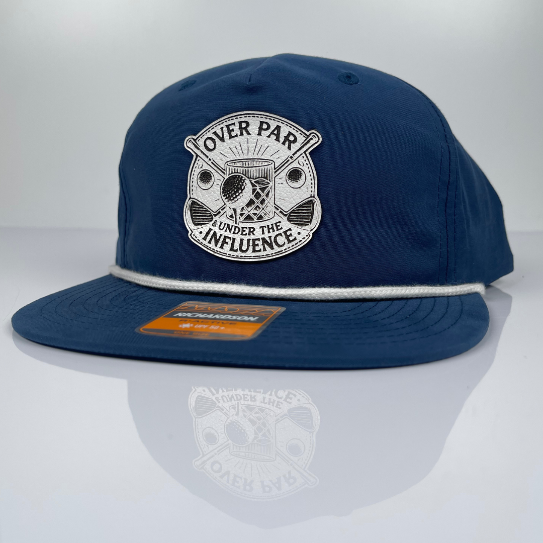 Over Par & Under the Influence Golf Hat - Comfortable Fit, Lightweight Design, Ideal for Golf Enthusiasts