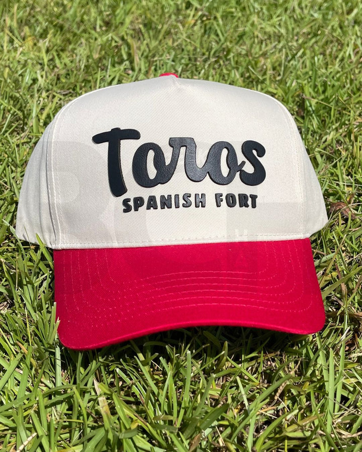 BCH school spirit leather patch hat - Spanish Fort Toros