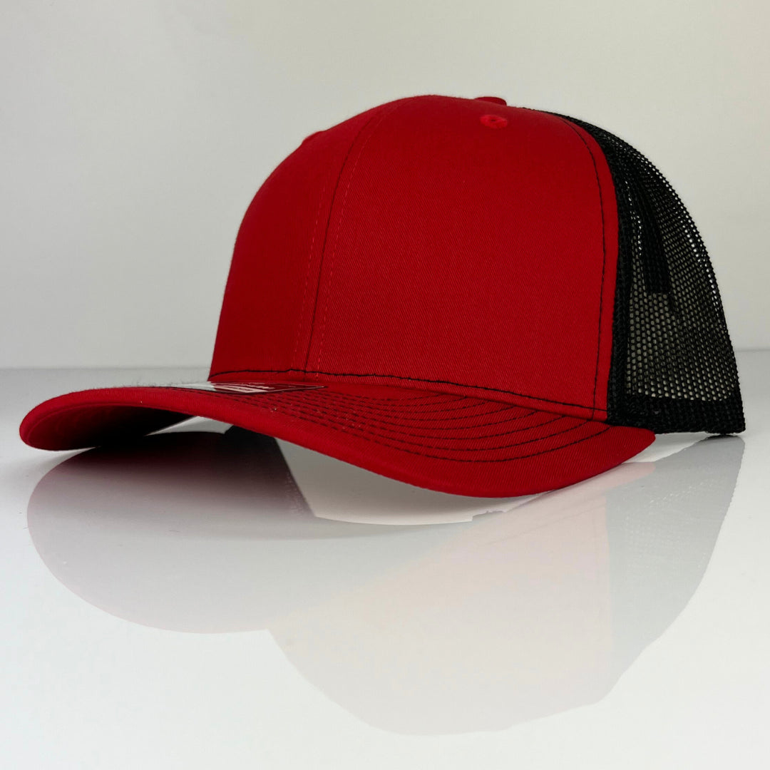 Custom Trucker Hat - Red / Black image