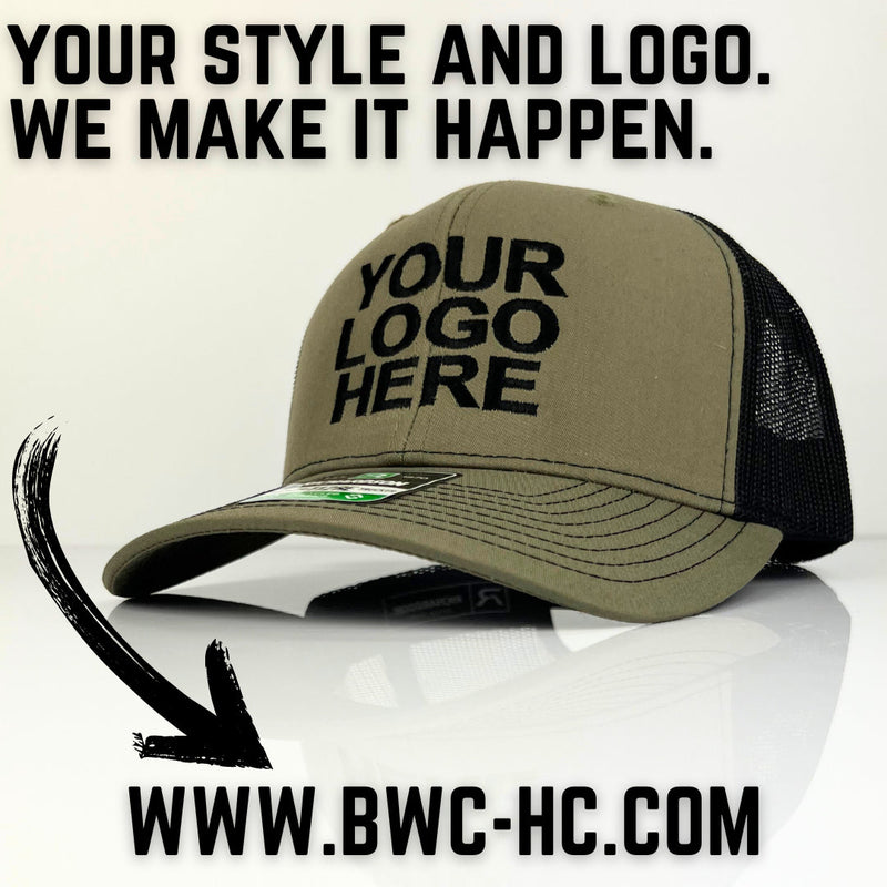 Custom embroidered trucker hats