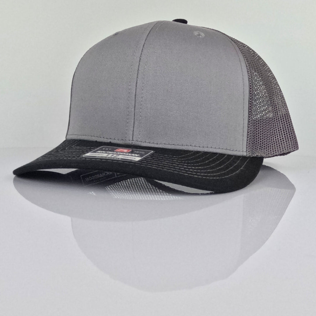 Custom Trucker Hat - Grey / Charcoal / Black image