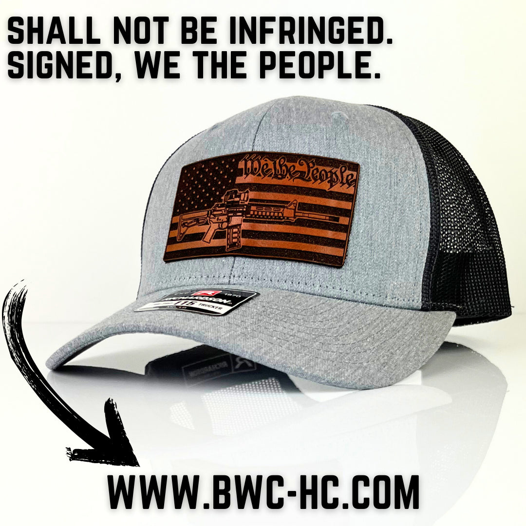 We The People American Flag AR-15 Hat image 0