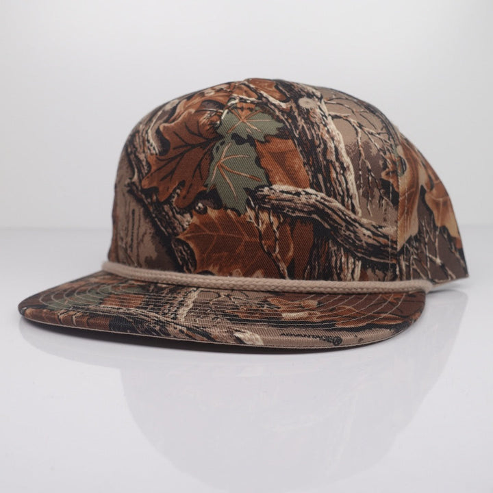 Custom Embroidered Rope Hat - Richardson 256 option shown in Realtree Advantage / Khaki