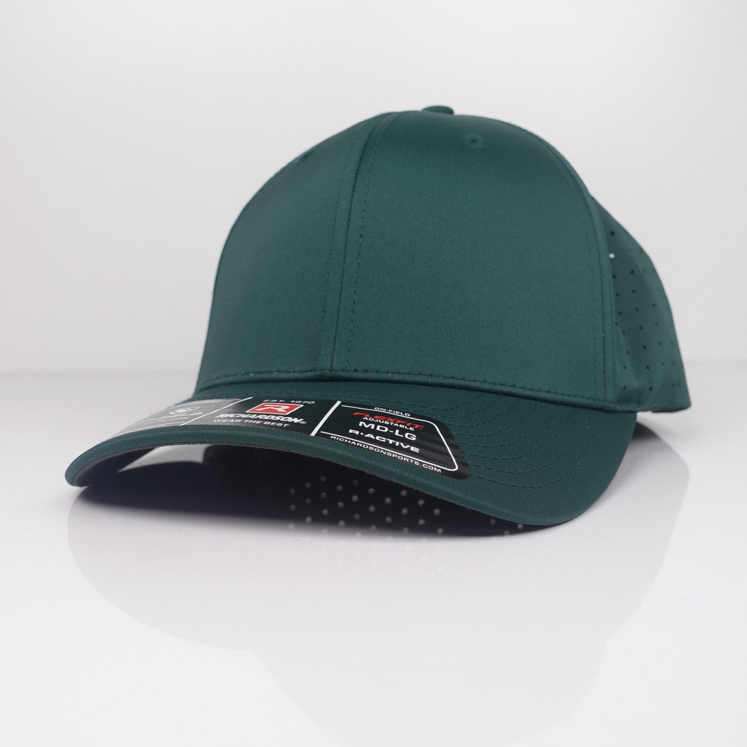 Custom Embroidered Rope Hat - Richardson 632 option shown in Dark Green