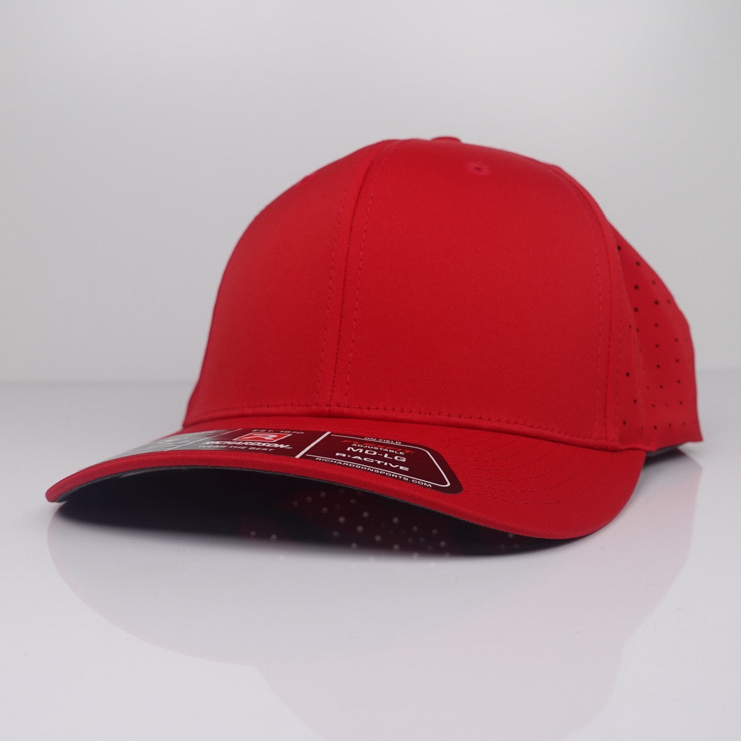 Custom Embroidered Rope Hat - Richardson 632 option shown in Red