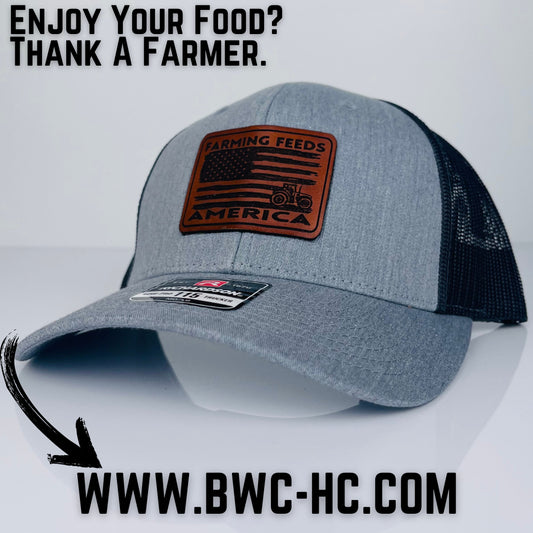 Farming Feeds America Flag Hat image 0