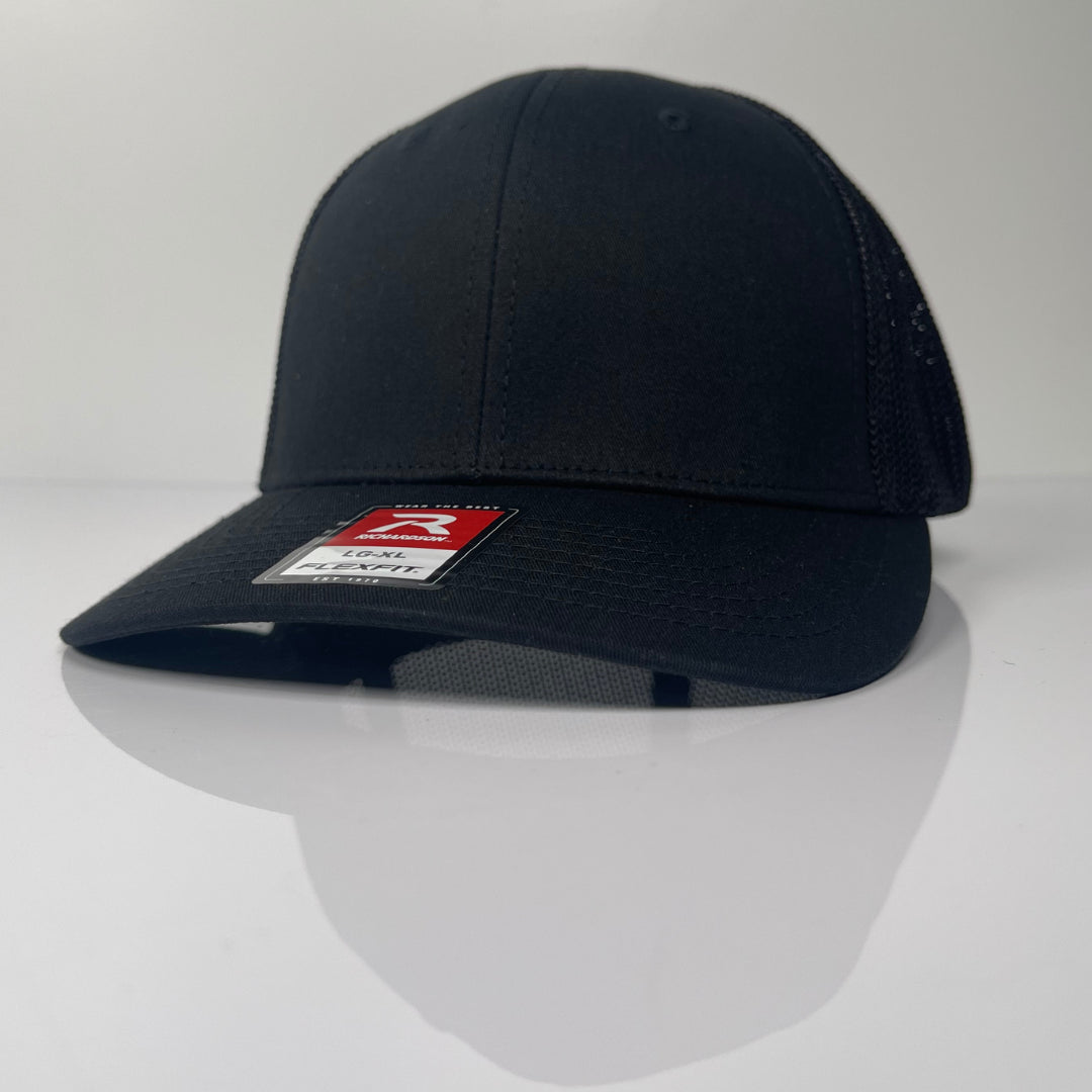 Fitted Hat For Men - Black / Black image