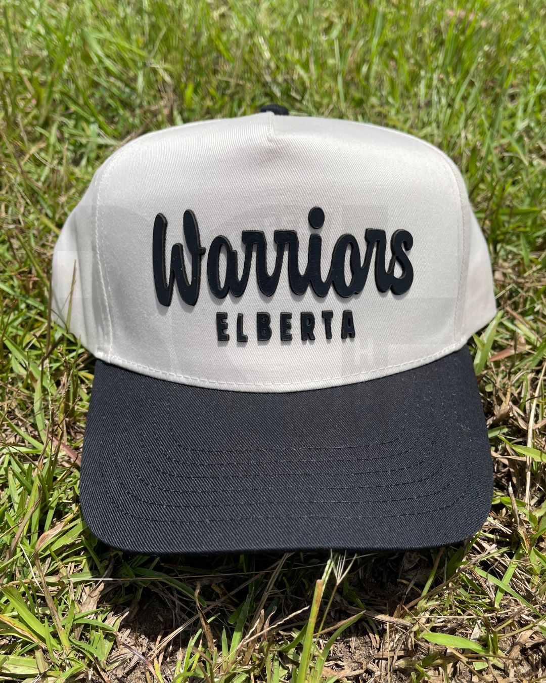 School Spirit Collection Leather Patch Hat - Elberta Warriors