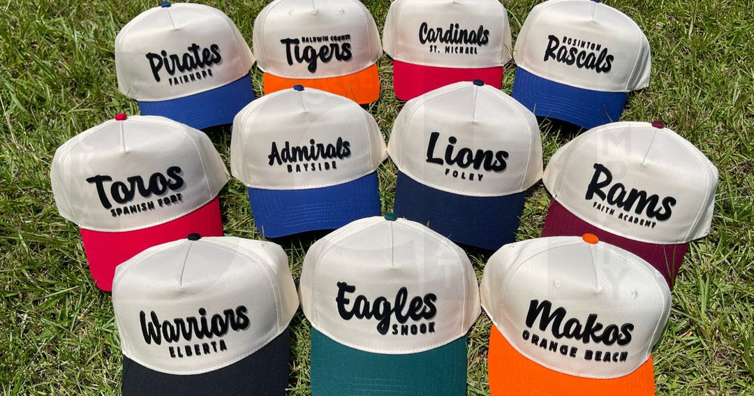 BCH school spirit leather patch hat collection