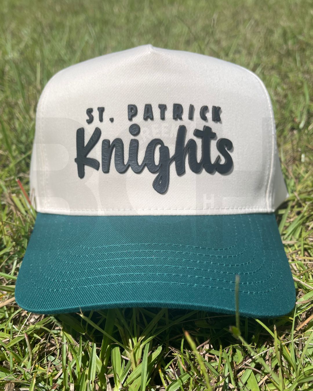 School Spirit Collection Leather Patch Hat - St. Patrick Knights