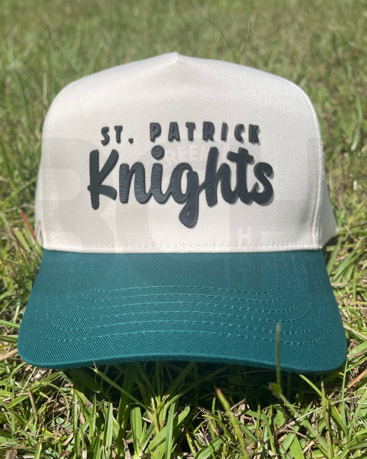 School Spirit Collection Leather Patch Hat - St. Patrick Knights