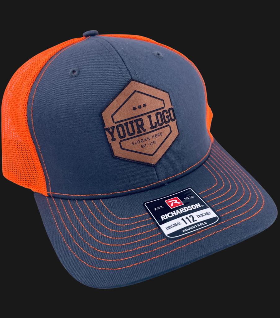 Custom Trucker Hats, Custom Hats, Leather Patch Hats, Custom Design Hats
