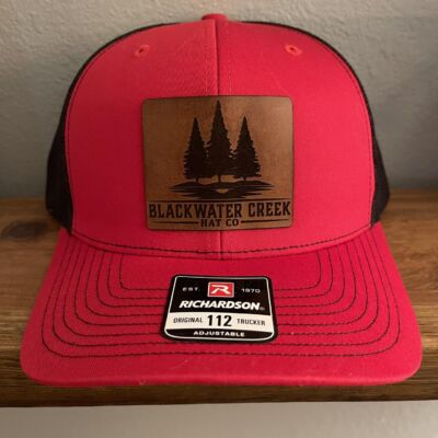 Custom Leather Patches for Hats Blackwater Creek Hat Company